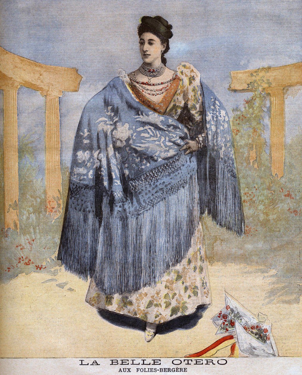 Krásné Otero v Folies-Bergères v roce 1894 od Unknown artist