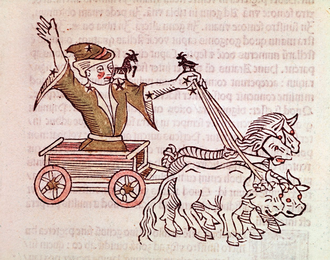 Souhvězdí klíštěte Detail pochází z “” Poeticon astronomicon”” připisovaného římskému historikovi Hyginovi od Unknown artist