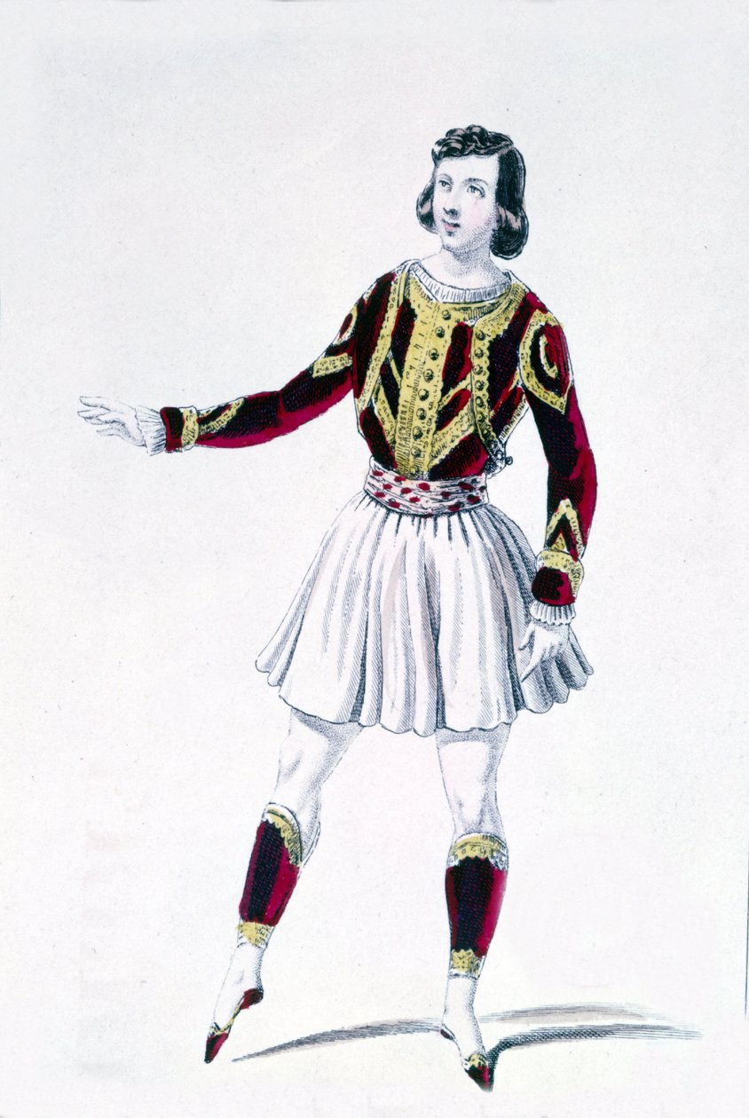 Tanečník a choreograf Marius Petipa (1818-1910) ve filmu „Práva Páně“ od Unknown artist