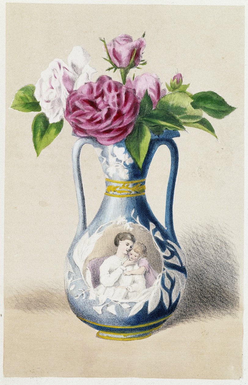 Čtyři roční období: léto, růže od Unknown artist