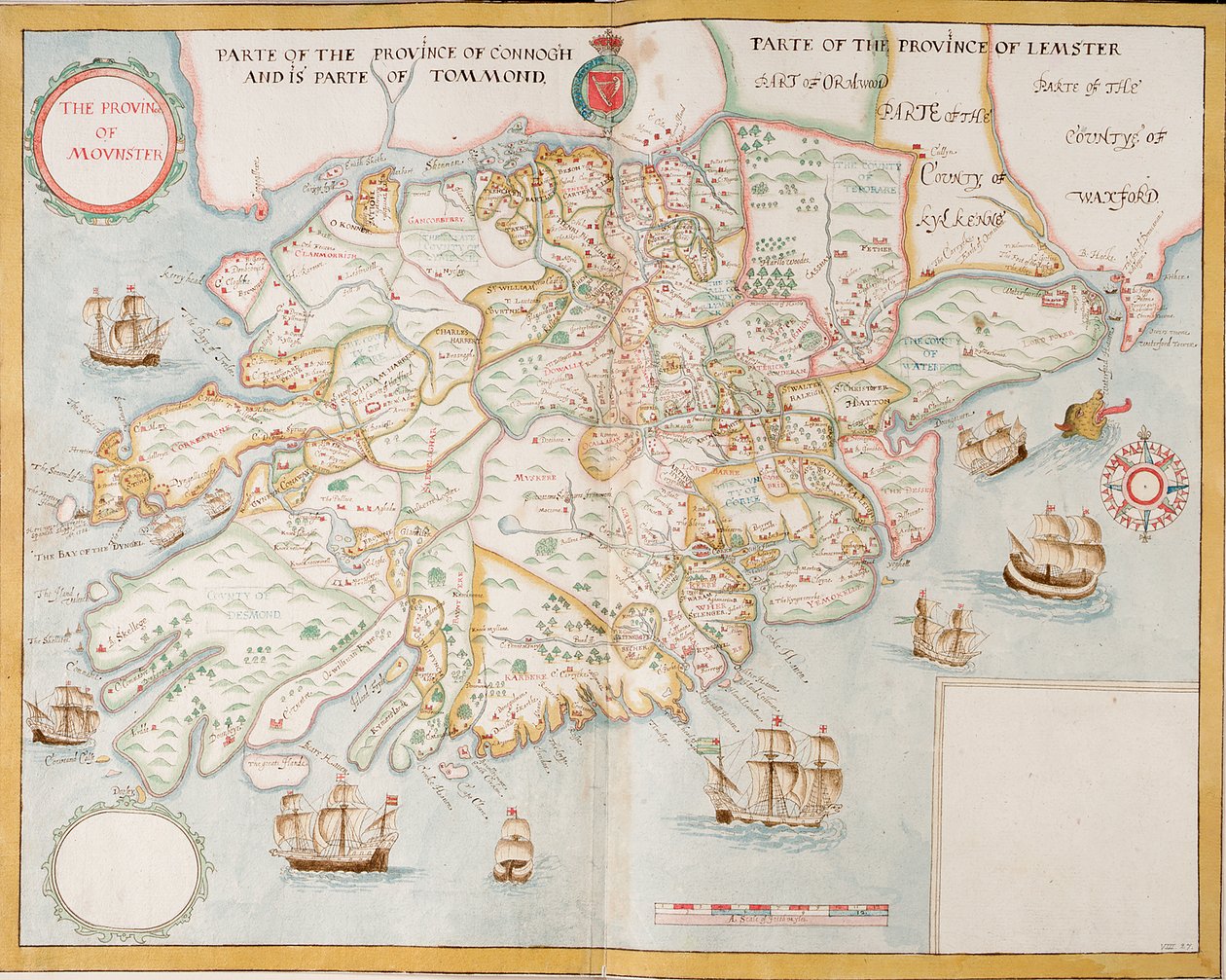 Provincie Munster, Irsko, asi 1595 (rukopis) od Unknown artist