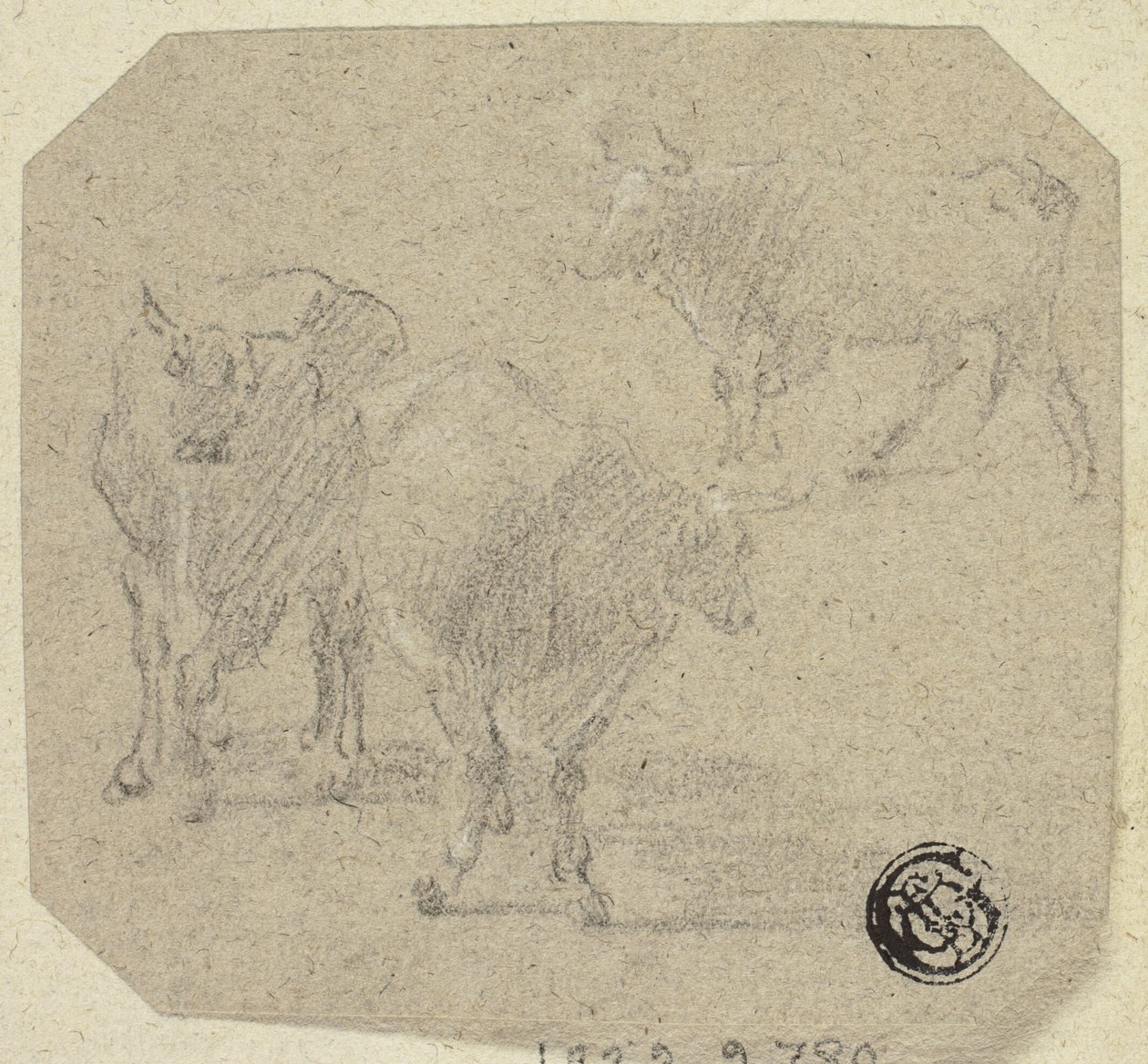Tři krávy od Unknown artist