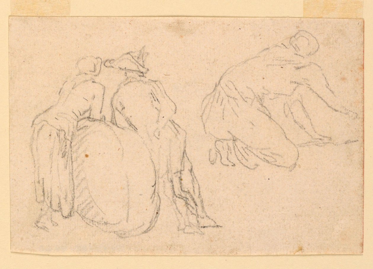 Tři figurální studie od Unknown artist