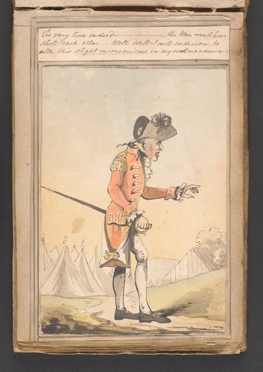 "To je skutečně pravda - muži se museli zastřelit - No dobře, pokusím se tuto drobnou nepříjemnost změnit při svém dalším manévru." od Unknown artist