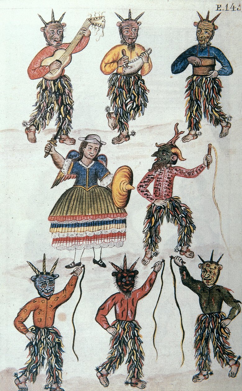Kniha „Trujillo del Peru“ nebo „Codex Martinez Companion“, od Baltazara Martineze Companiona a Bujandy, biskupa z Trujillo (1782-1785) od Unknown artist