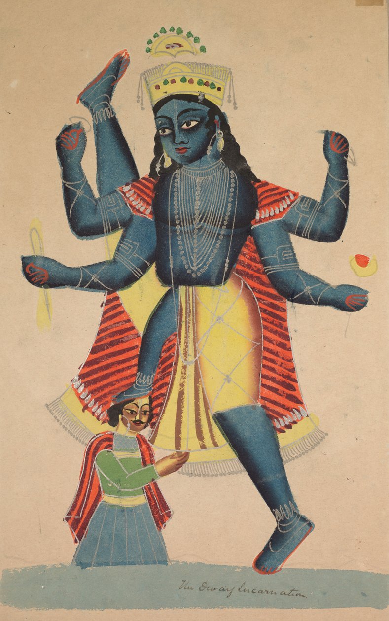 Trivikramapada (Tři kroky Višnua) od Unknown artist
