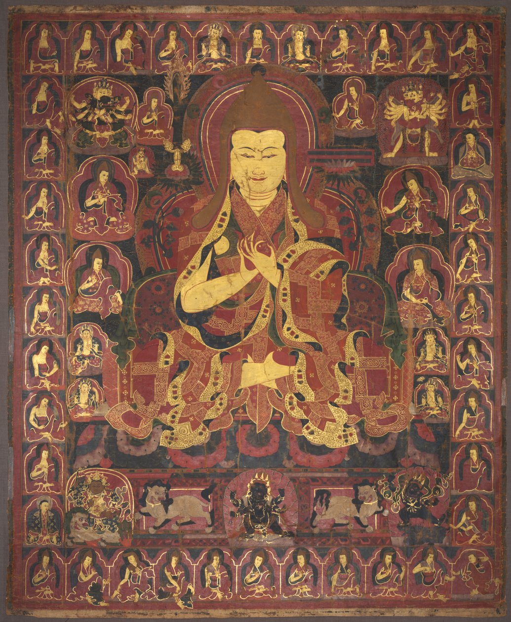Tsong Khapa, zakladatel řádu Geluk od Unknown artist
