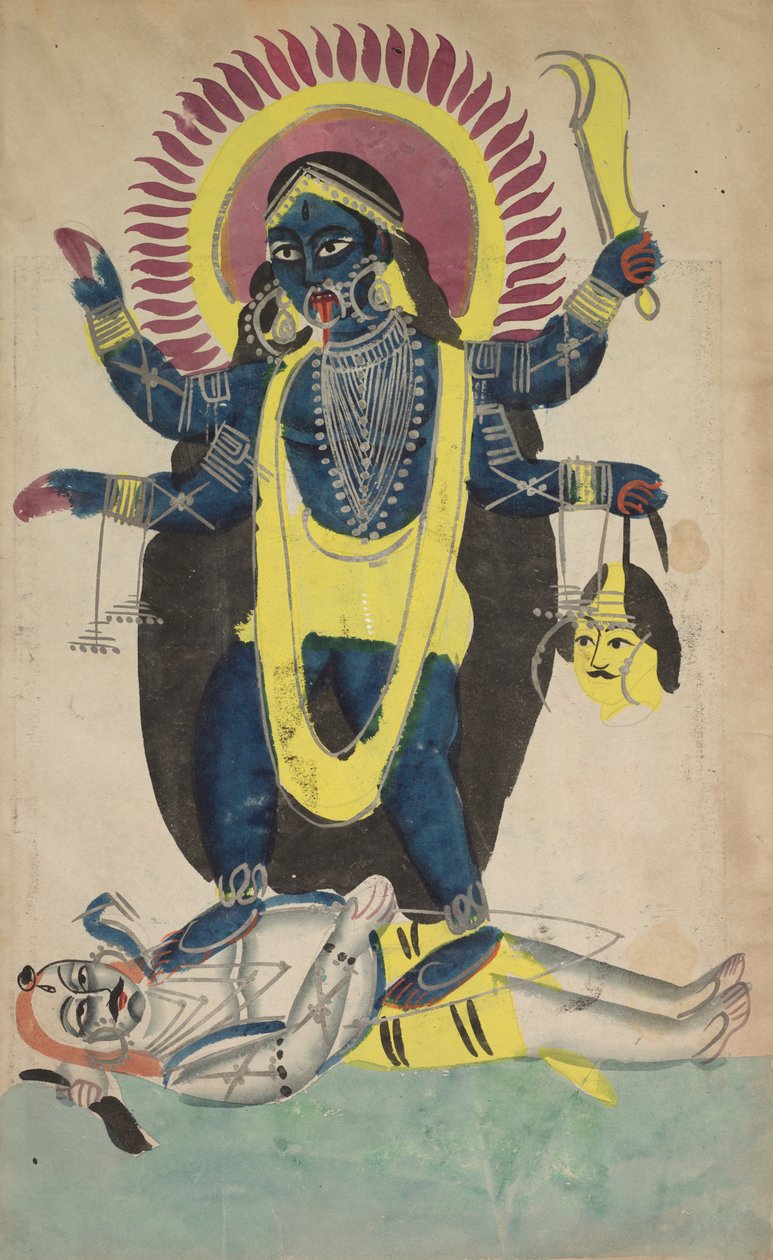 Dva aspekty Kali od Unknown artist