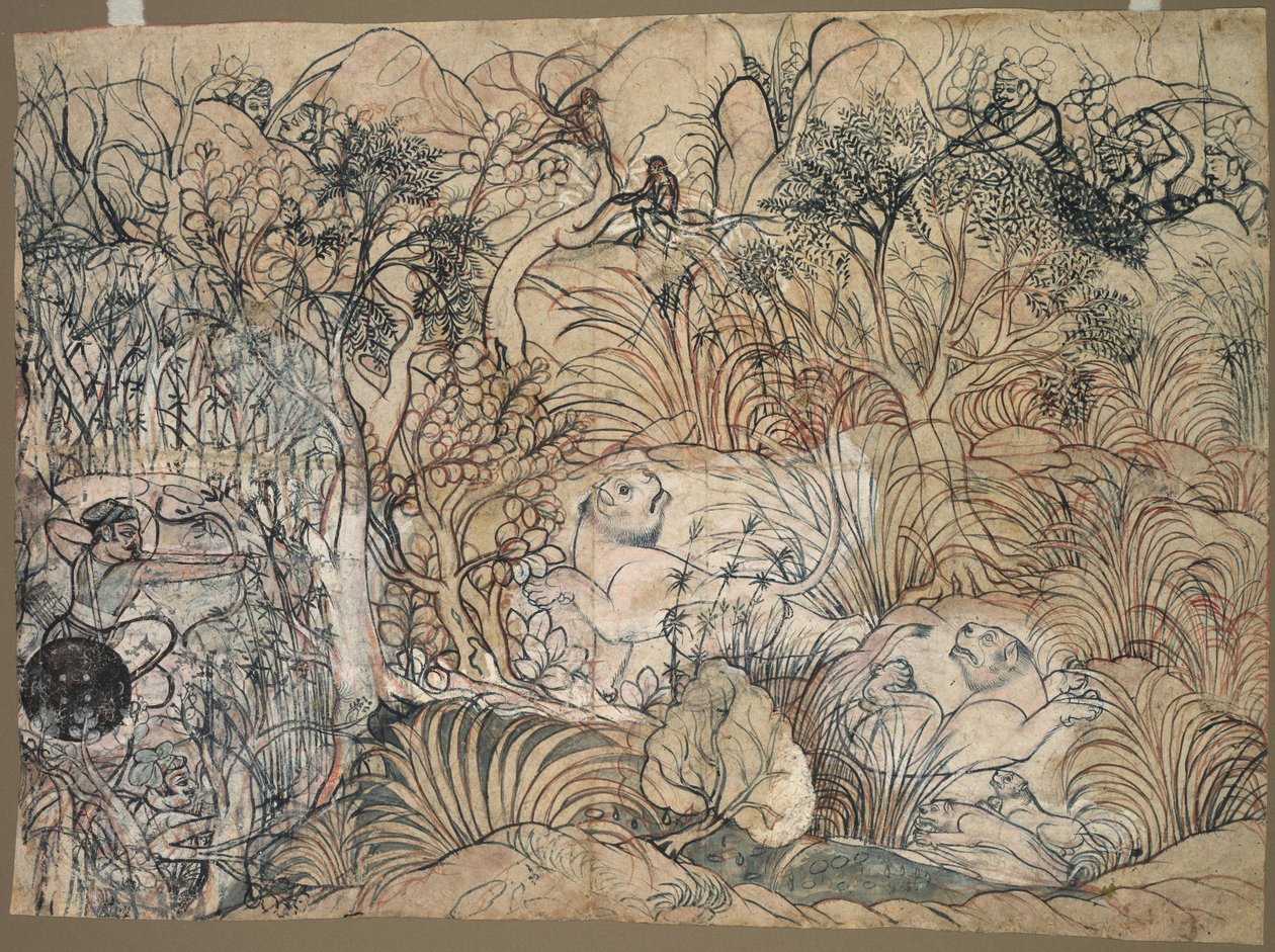 Umed Singh z Kota Lov lvů od Unknown artist