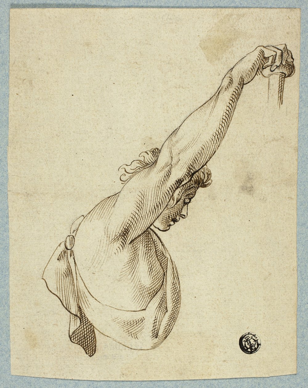 Horní část trupu s nataženými pažemi od Unknown artist