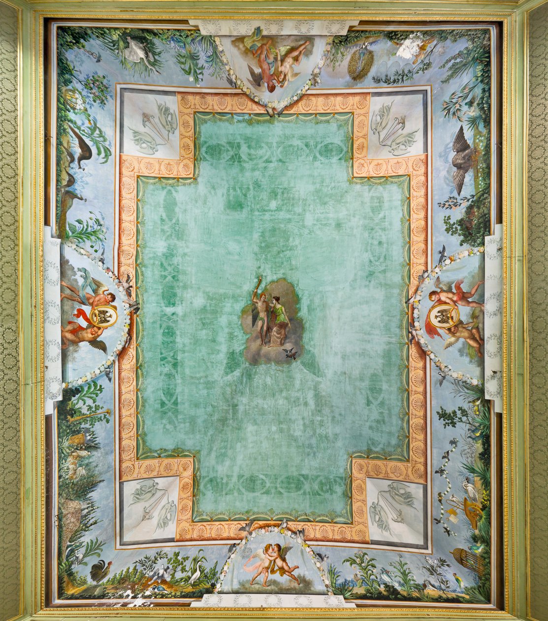 Vault of the Bird Room (freska) od Unknown artist