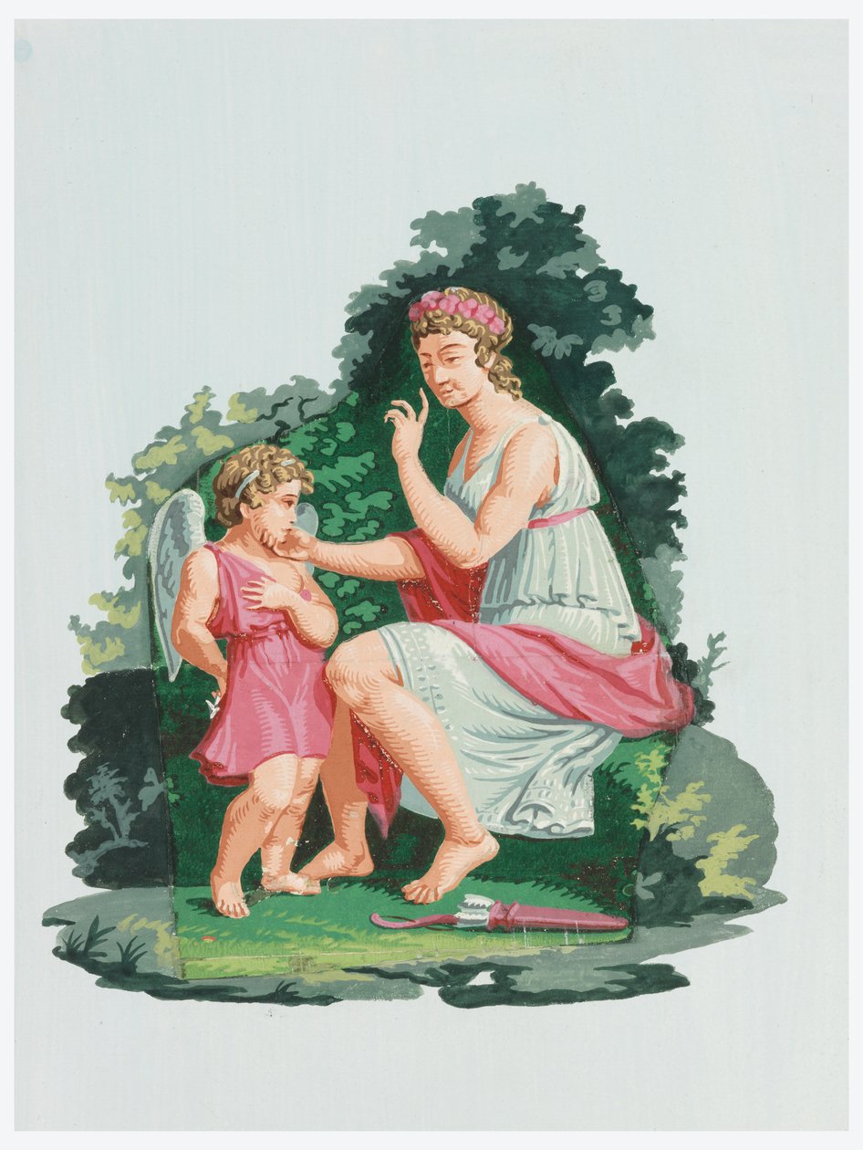 Venuše napomínající Amor od Unknown artist