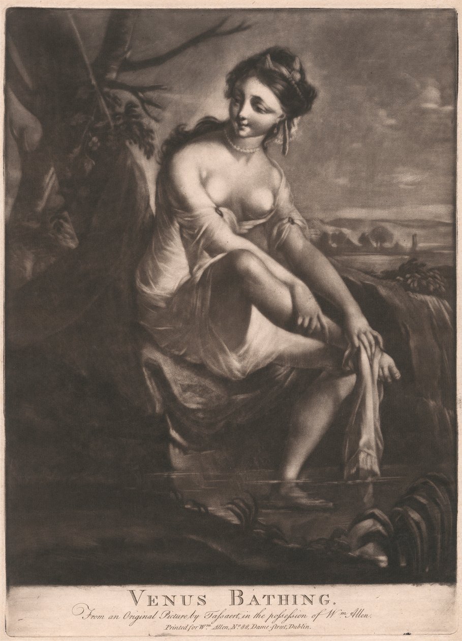 Venuše koupání od Unknown artist
