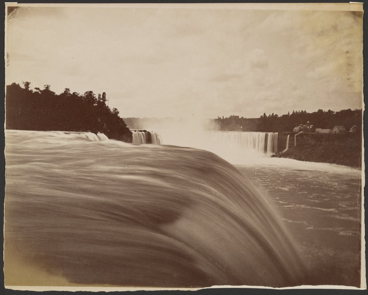 [Pohled na Niagarské vodopády] od Unknown artist