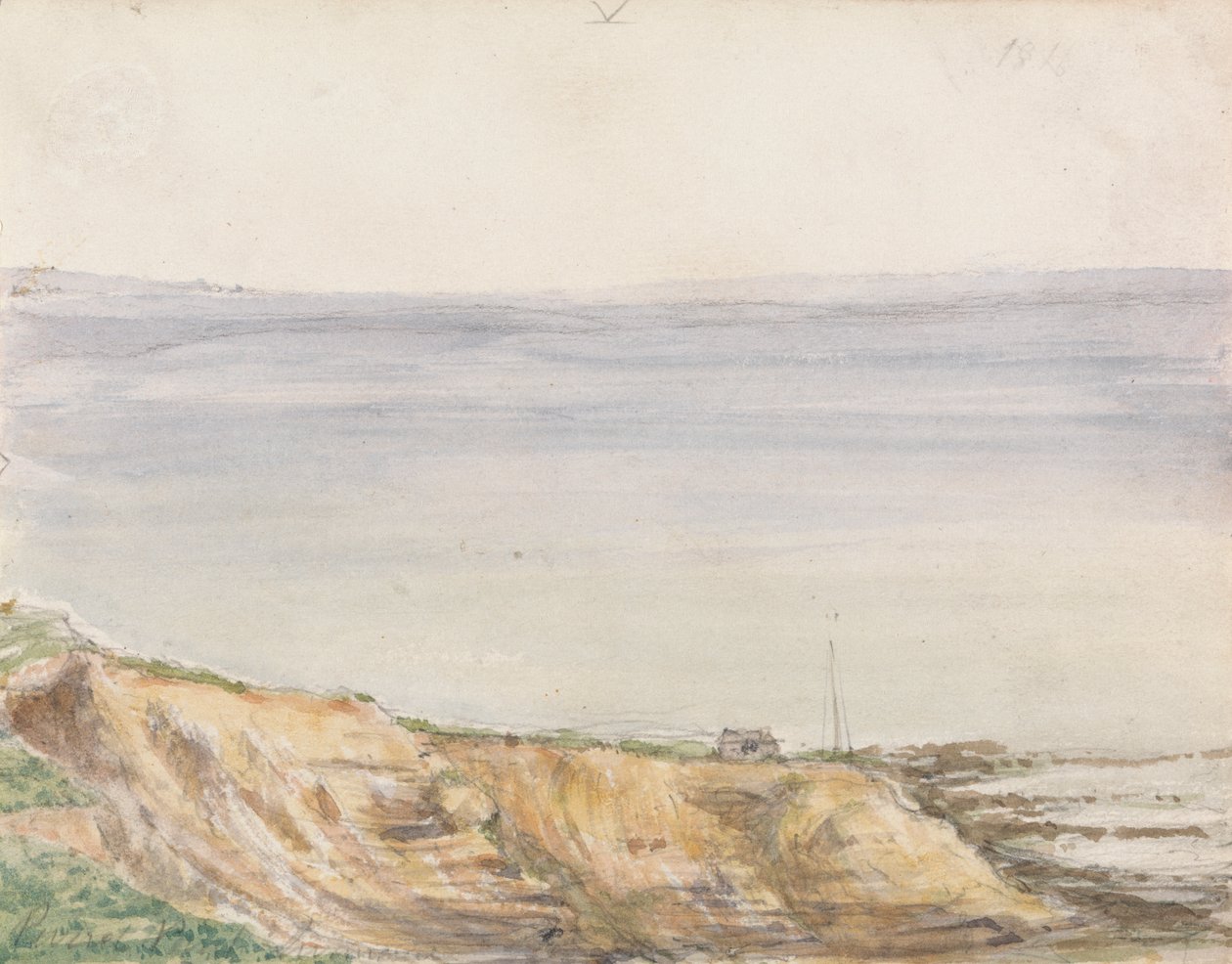 Pohled na Swanage Bay, Dorset od Unknown artist