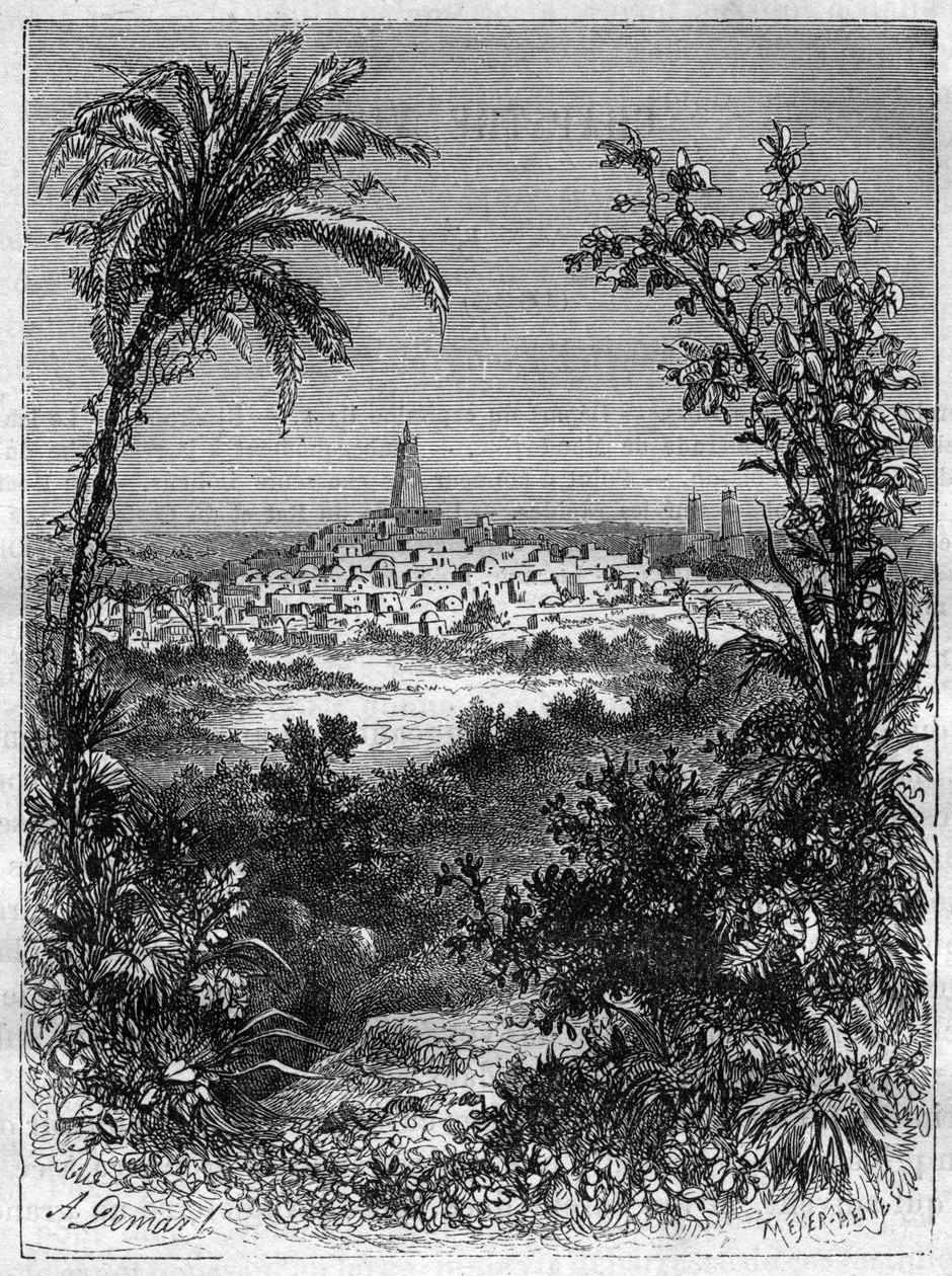 Pohled na Timbuktu od Unknown artist
