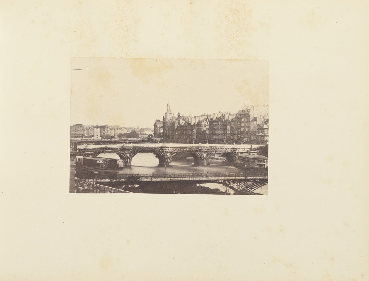 Pohled z Pont des Arts v Paříži od Unknown artist