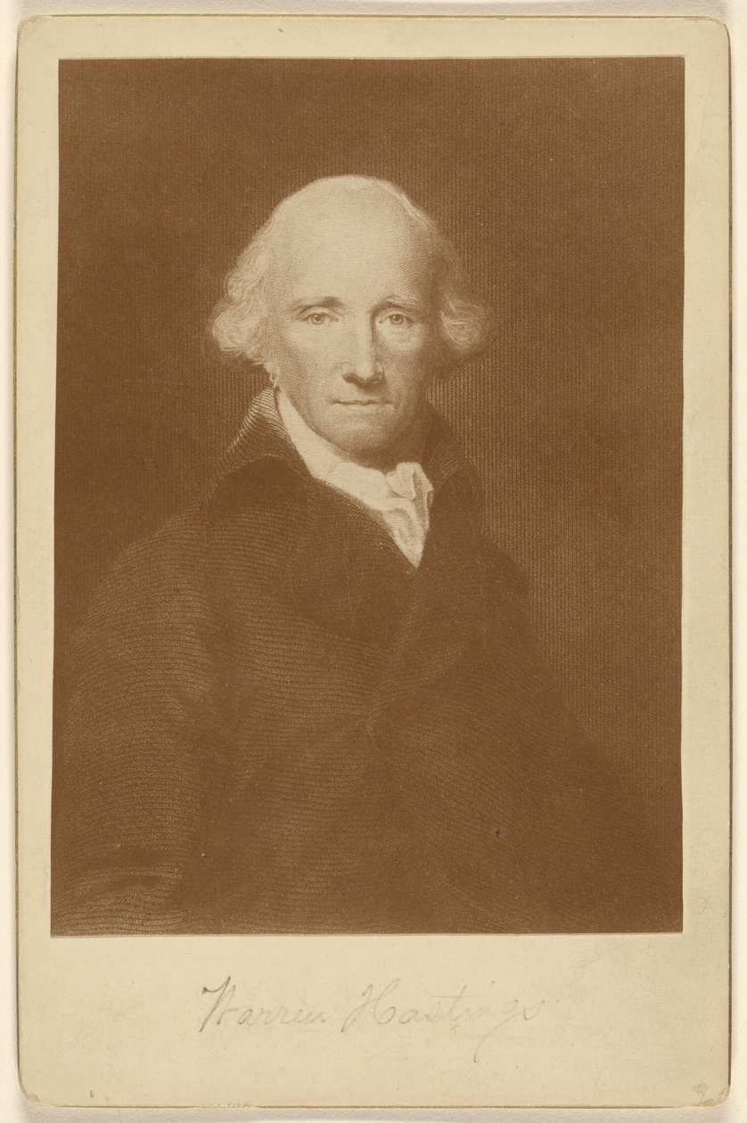 Warren Hastings (podle rytiny) od Unknown artist