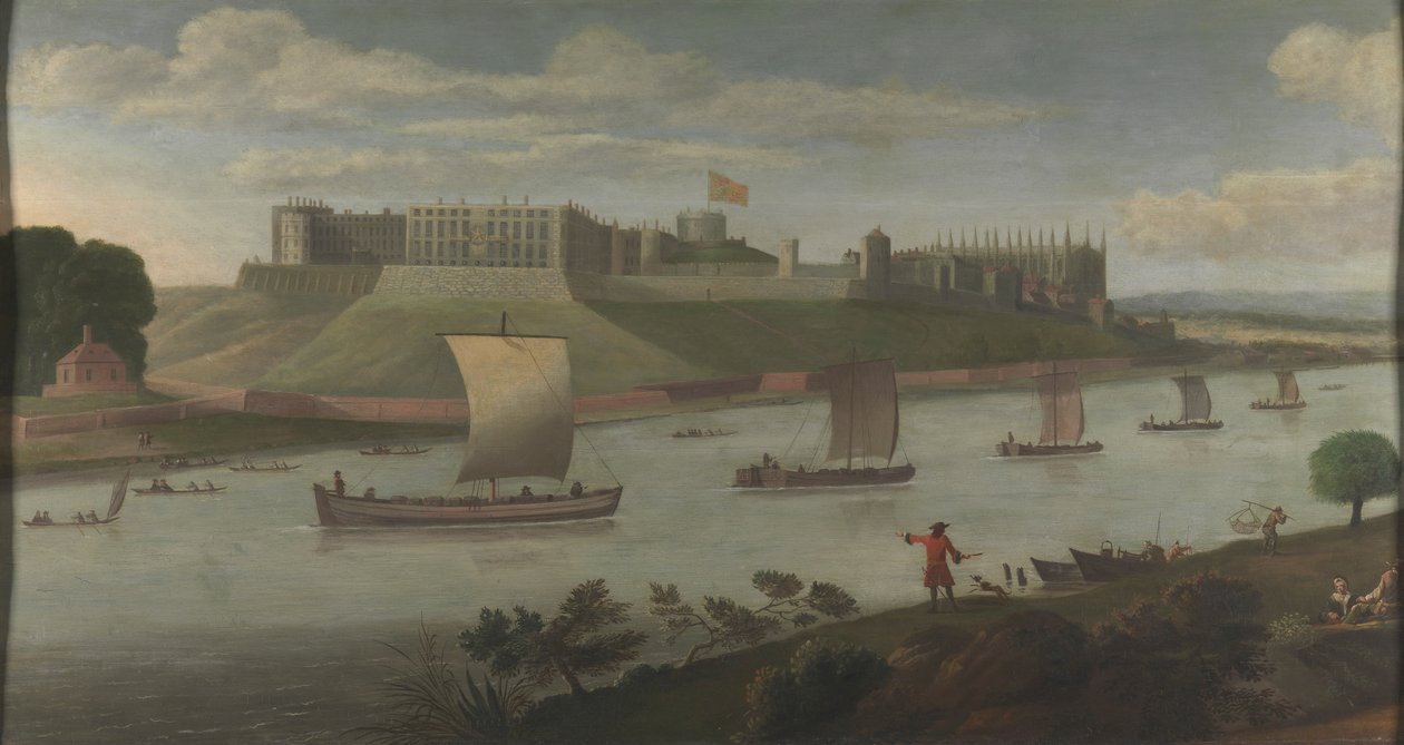 Hrad Windsor z Buckinghamshire Bank od Unknown artist