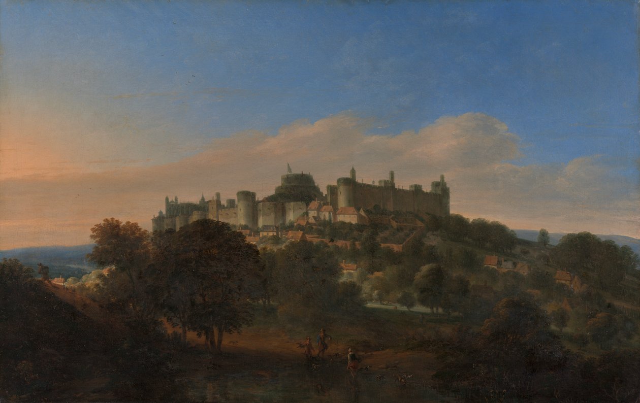 Hrad Windsor z jihu od Unknown artist
