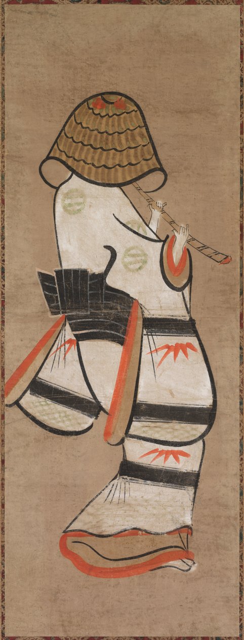 Žena jako počinový mnich: Ona Komuso (Otsue) od Unknown artist