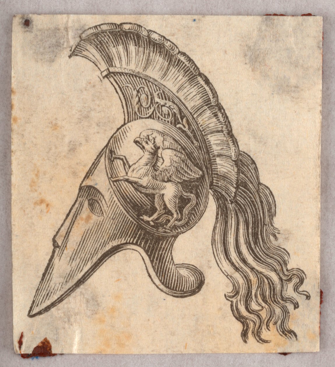 Dřevoryt. Viněta od Unknown artist