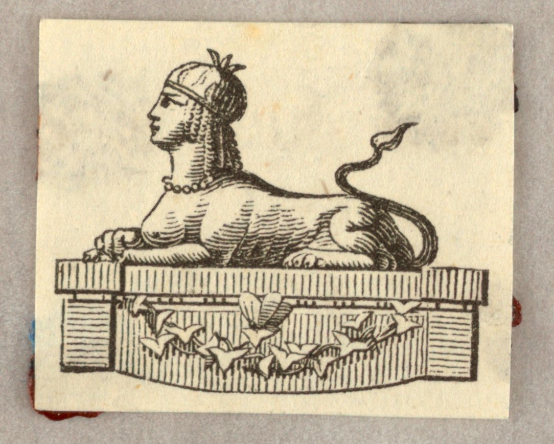 Dřevoryt. Viněta. od Unknown artist