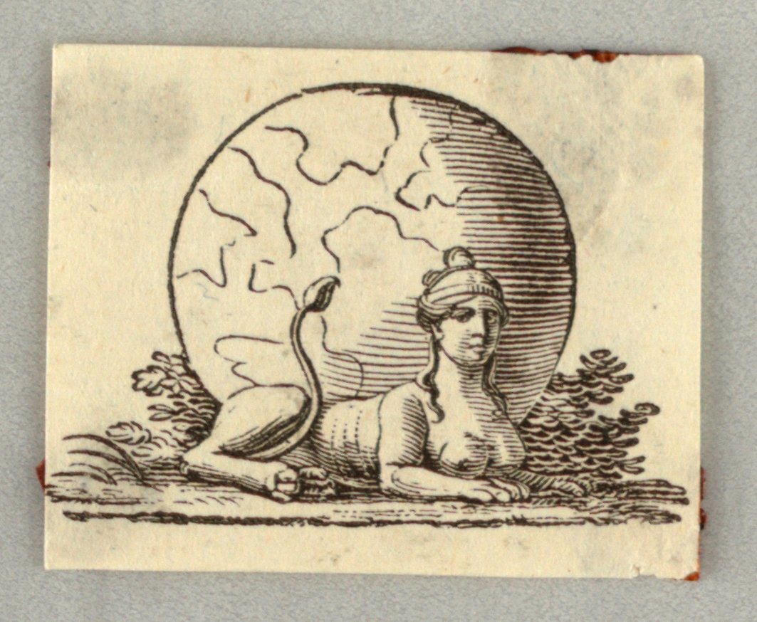 Dřevoryt. Viněta. od Unknown artist