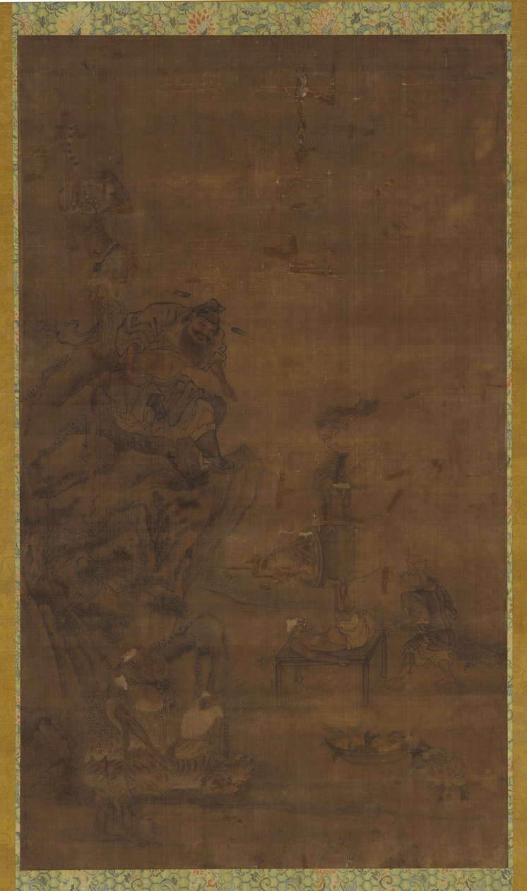 Zhong Kui Zkrocení pěti morů od Unknown artist