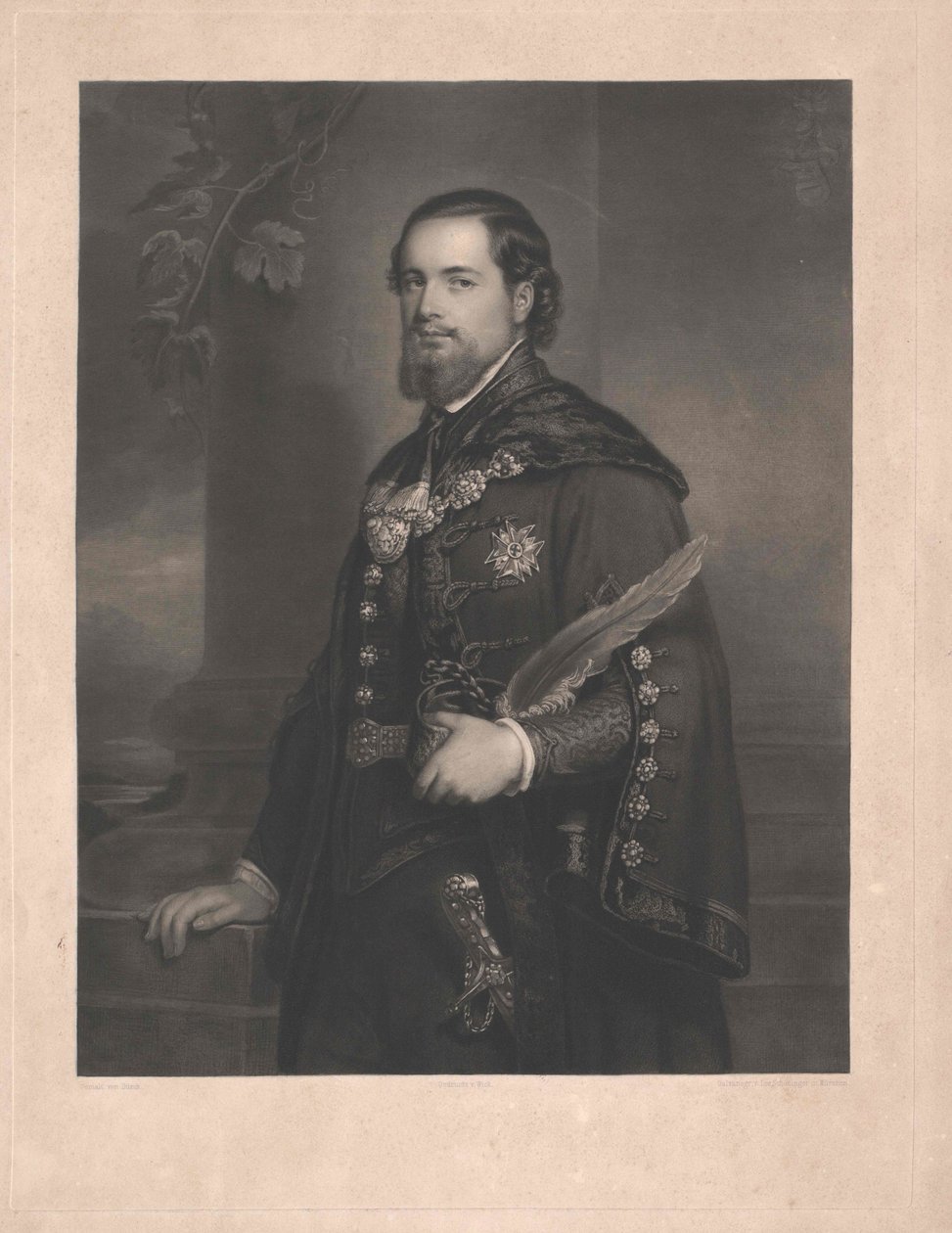 pana výtahu kolem roku 1850. (muži) od Unknown artist