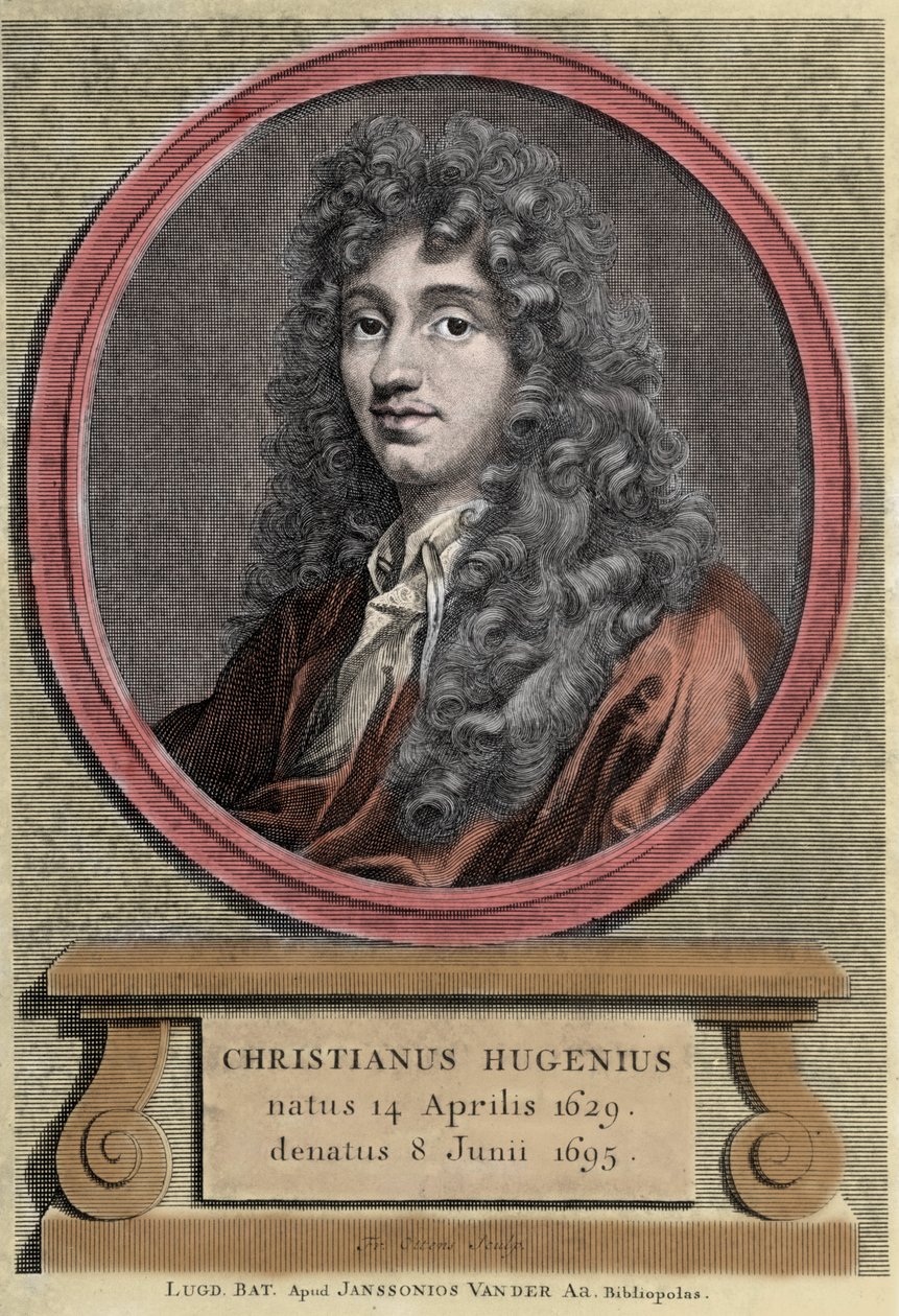 portrét Christiaana Huygense. Holandský fyzik a matematik (1629-1695). od Unknown artist
