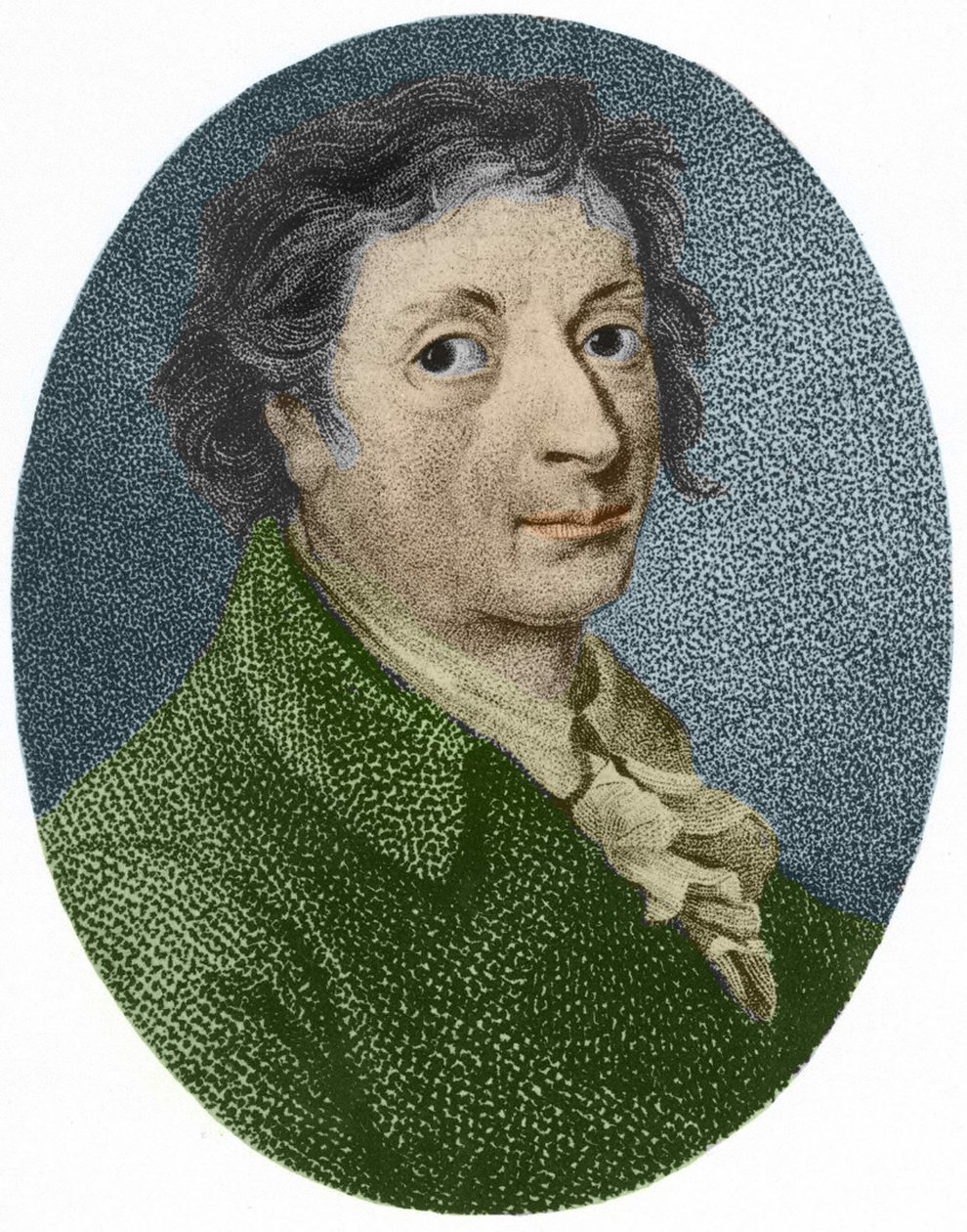 portrét Franze Karla Acharda. Německý chemik francouzského původu (1753 až 1821). od Unknown artist