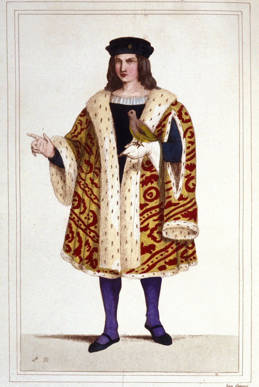 portrét Guillauma de Montmorency (asi 1453 - 1531) rytina z roku 1830. od Unknown artist