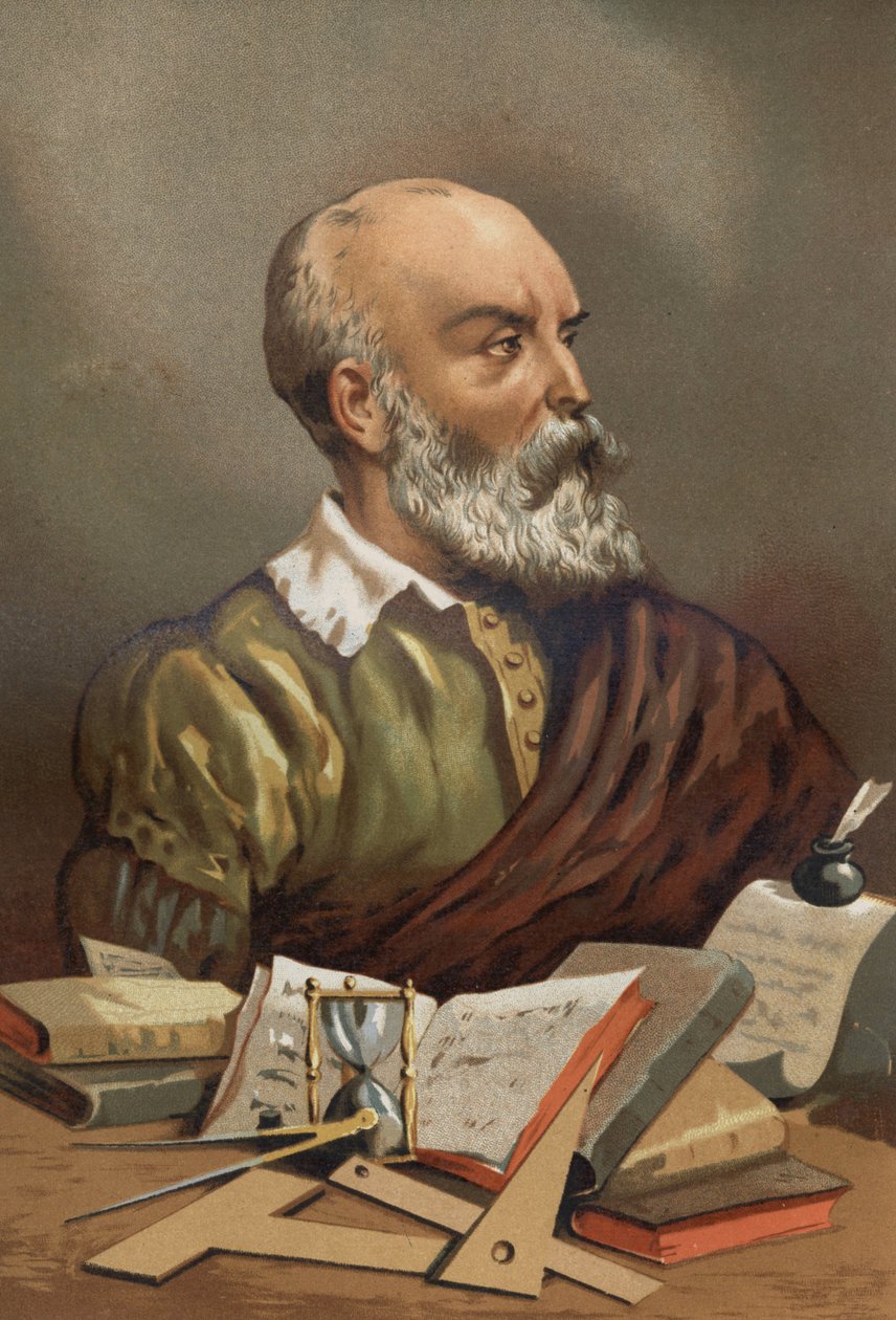 portrét Petruse Ramuse nebo Pierre de La Ramee Humaniste, matematik a filozof (Cuts, Oise od Unknown artist