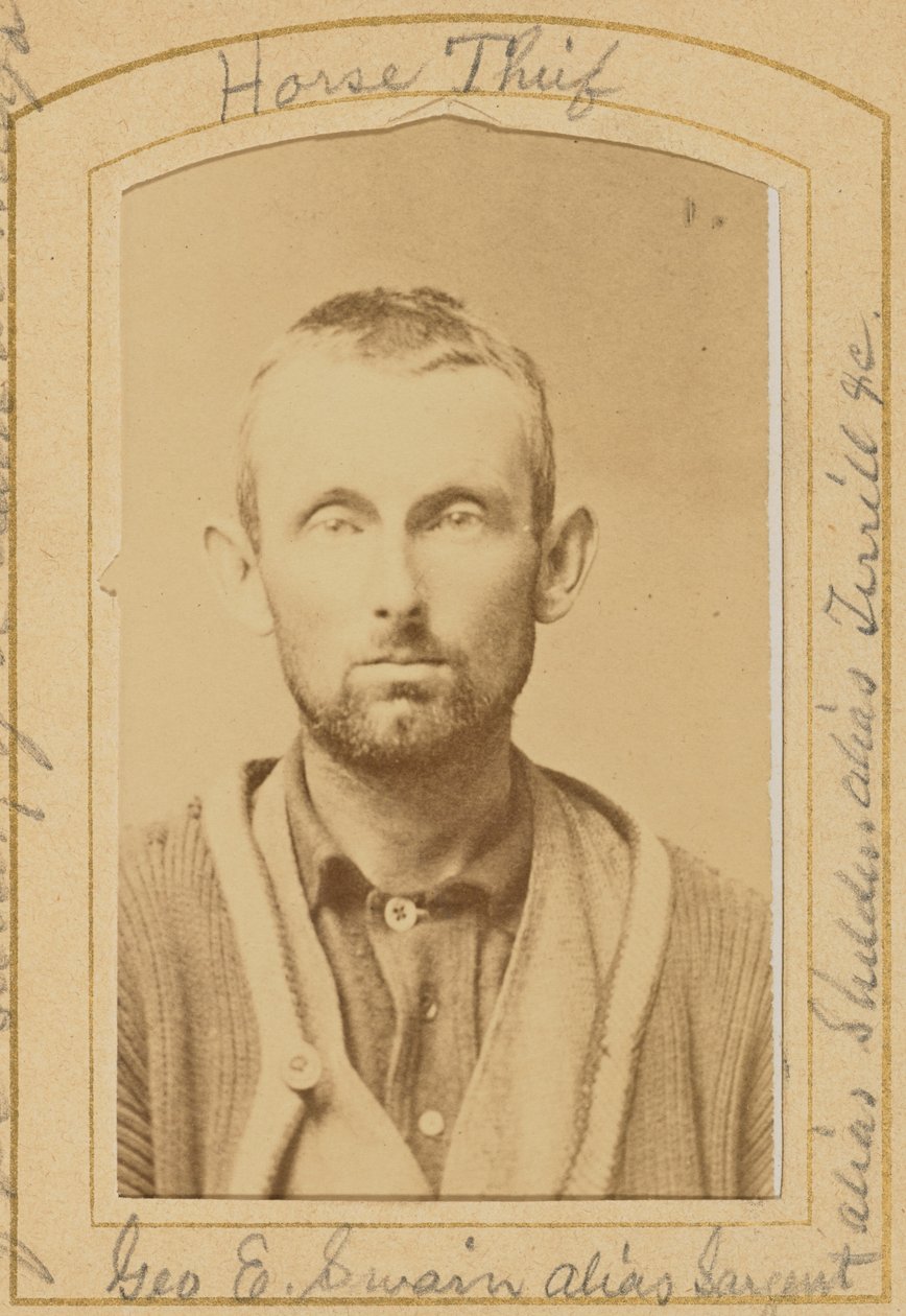 [George E. Swain alias Sargeant, Zloděj koní] od Unknown artist/maker