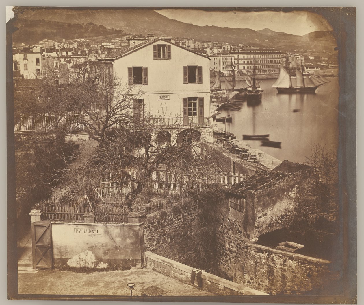 Pohled na přístav, Ajaccio, Korsika od Unknown artist/maker