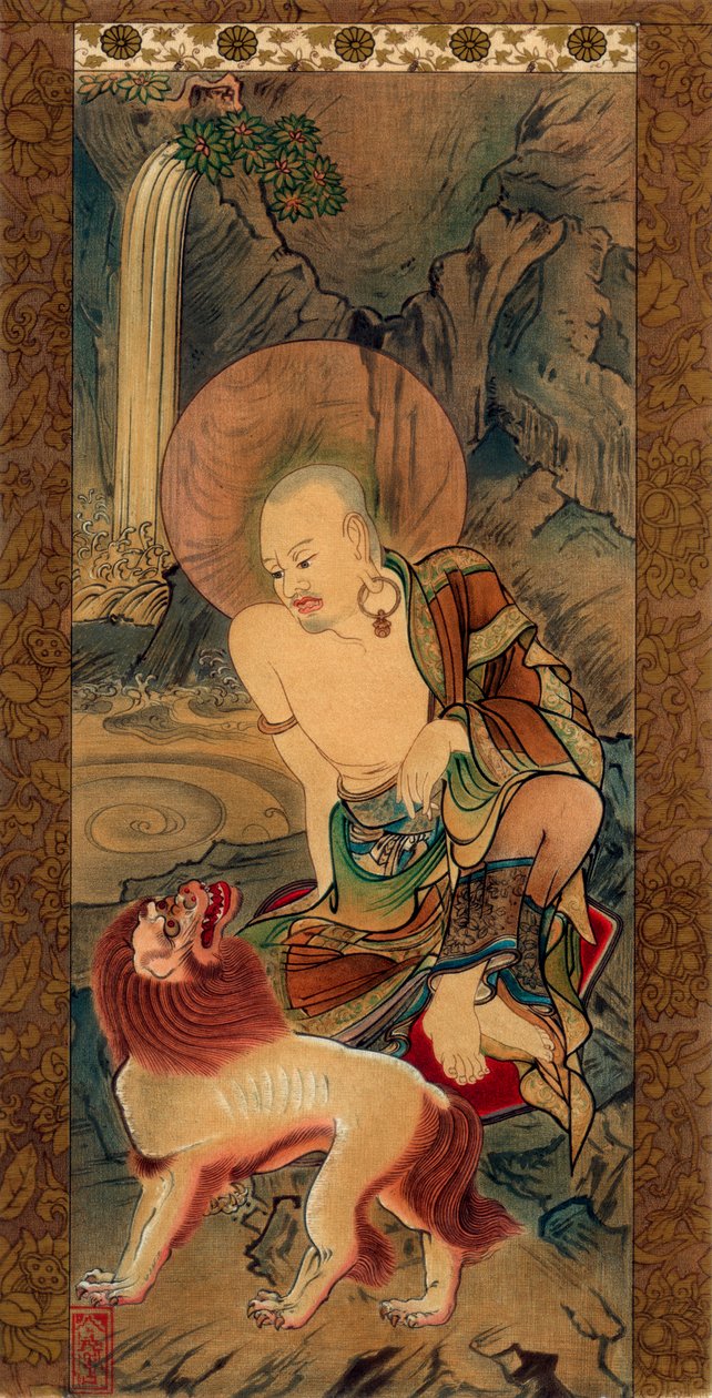 Arhat, japonština, pozdní období Kamakura, 14. století 1886. od Unknown follower of Ryozen