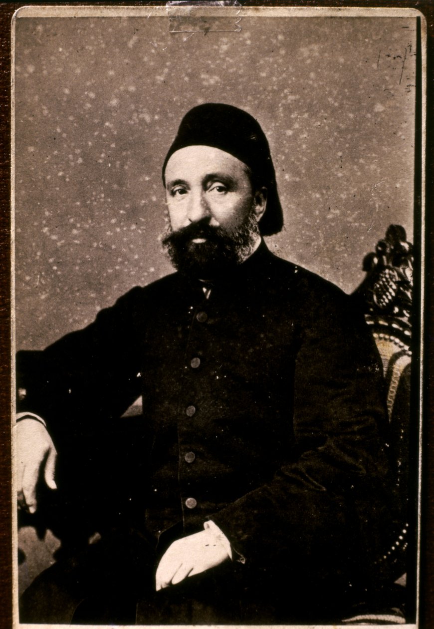 Ahmed Selik MIDHAT Paša (1822-1863). Osmanský politik (fotografie) od Unknown photographer