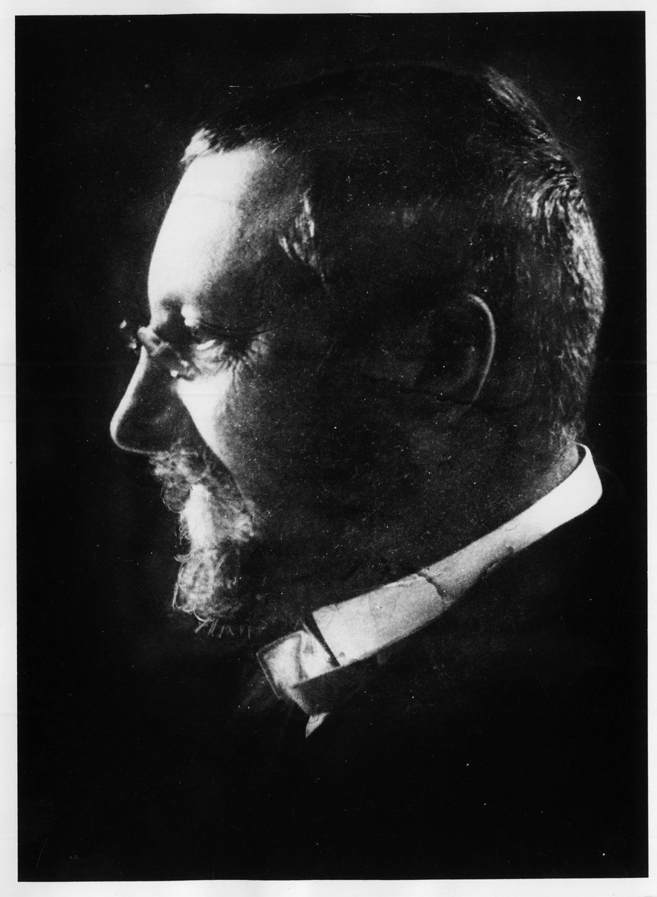 Alfred Binet , francouzský fyziolog a psycholog, student Charcot (1857-1911). od Unknown photographer