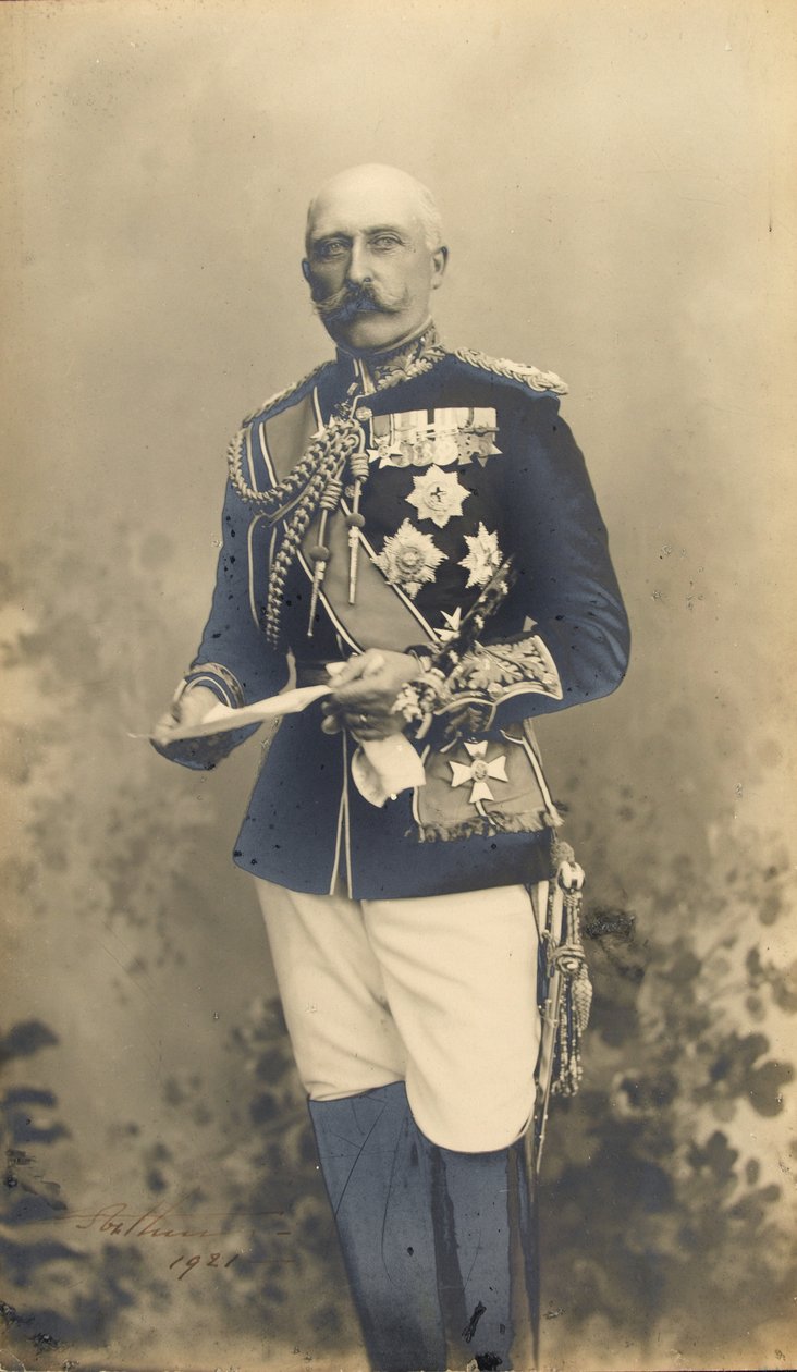 Arthur, vévoda z Connaughtu, polní maršál a vrchní plukovník, Royal Dublin Fusiliers, circa 1910 od Unknown photographer
