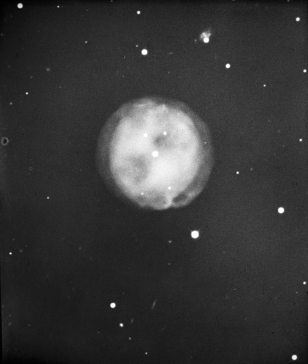 Skleněný diapozitiv Astronomická mlhovina Sova v Ursa Major (1910) od Unknown photographer