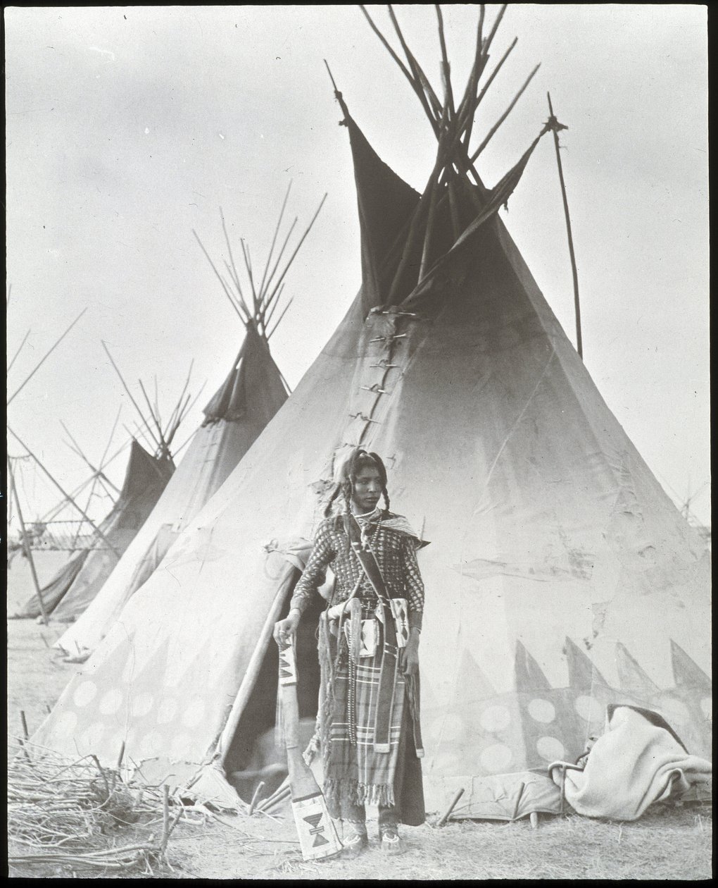 Blackfoot Indian, oblast Calgary od Unknown photographer