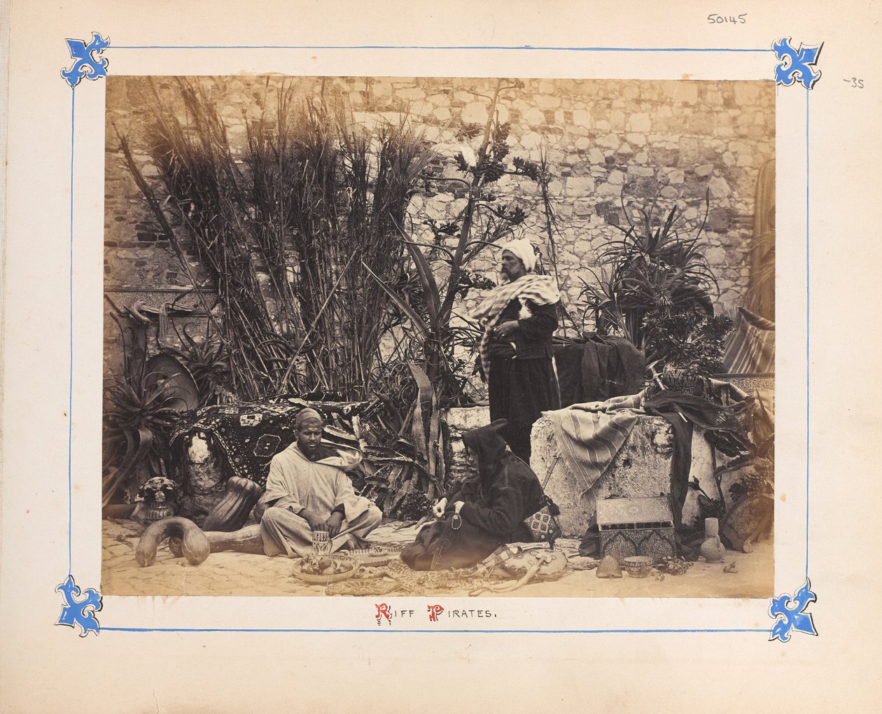 Snídaně u důstojníků? nepořádek, 86. pluk, Gibraltar, 1866 cca od Unknown