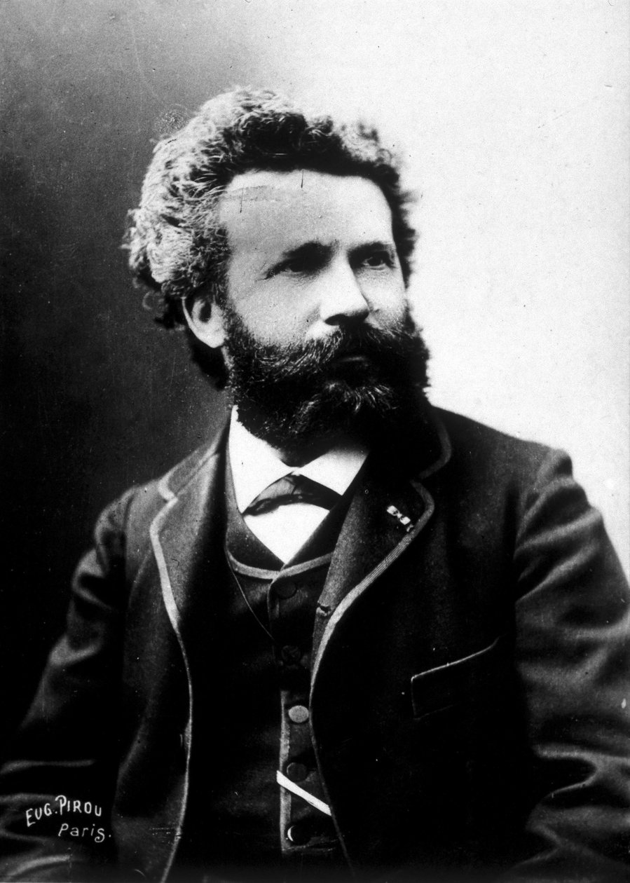 Camille Flammarion , francouzský astronom, circa 1890 od Unknown photographer