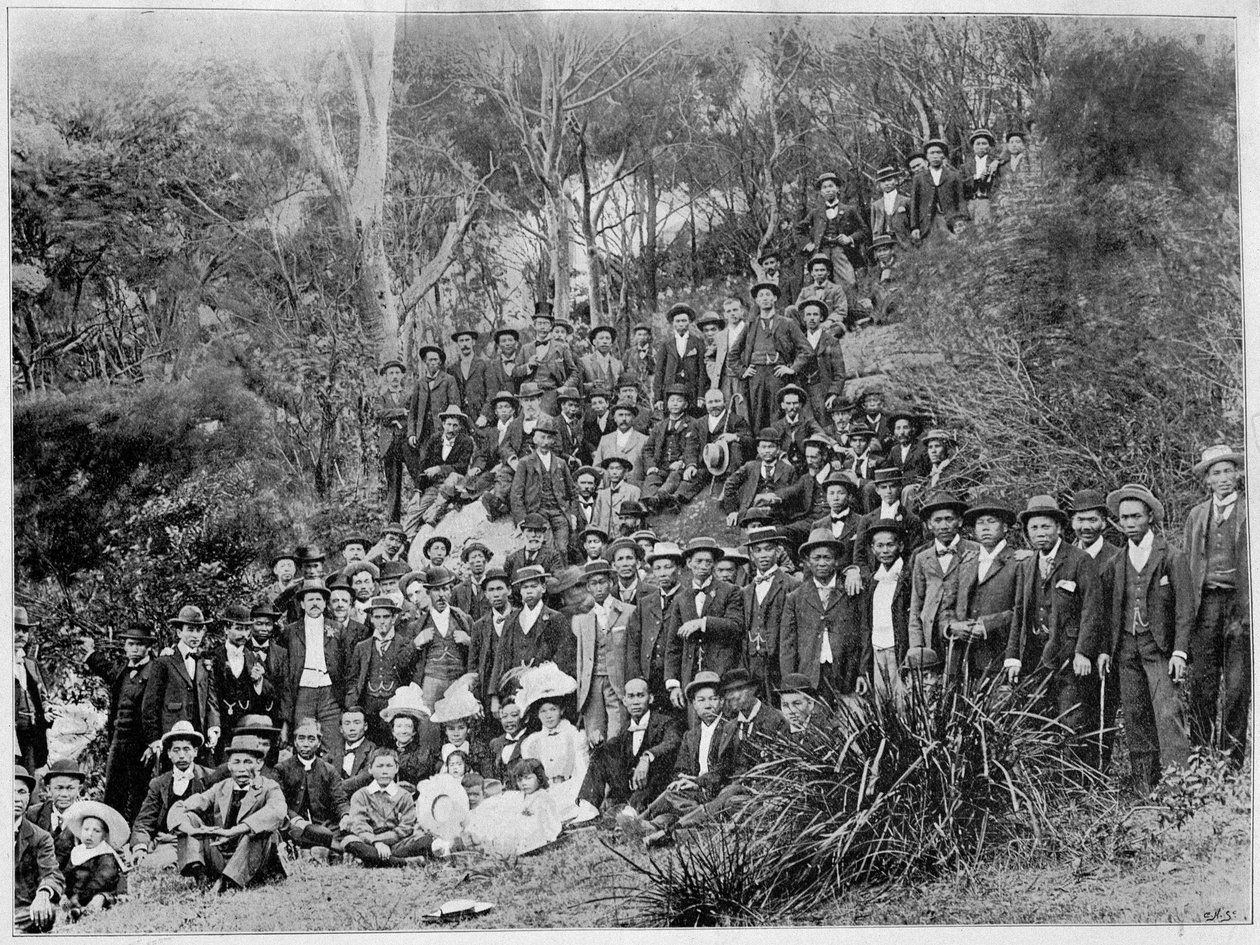Čínské shromáždění v Austrálii od Unknown photographer