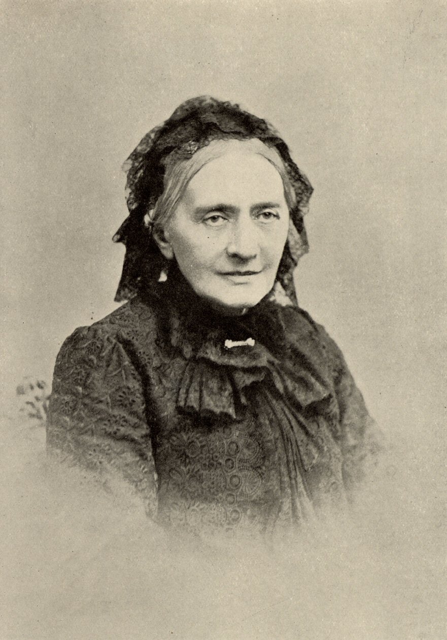 Clara Schumannová (rozená Clara Wieck - 1819-1896) Německá klavíristka ve stáří (tisk) od Unknown photographer