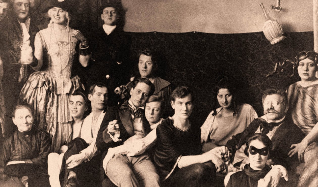 Kostýmní večírek, Institut pro sexuální vědu, Berlín. 1920 (foto) od Unknown photographer