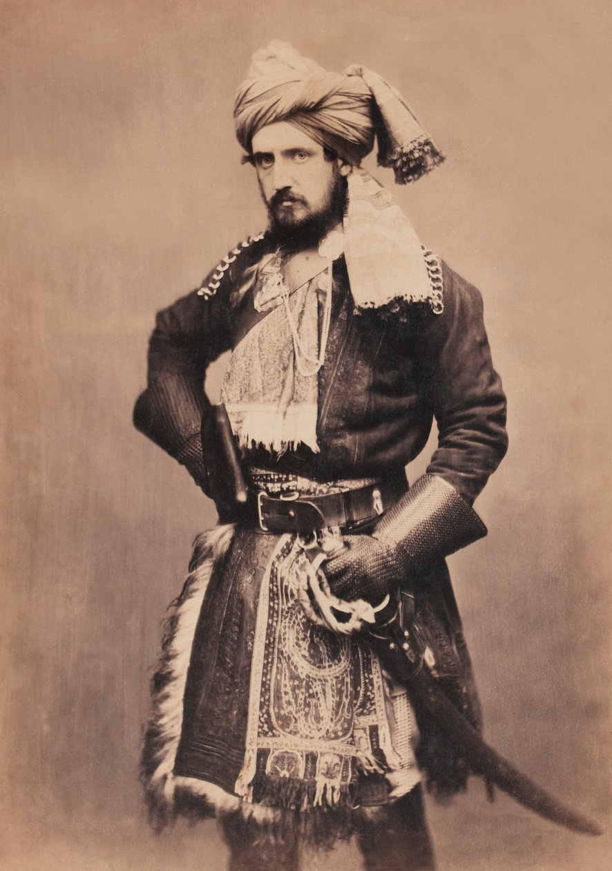 Dighton Probyn, 2. pandžábská kavalérie, circa 1857 od Unknown photographer