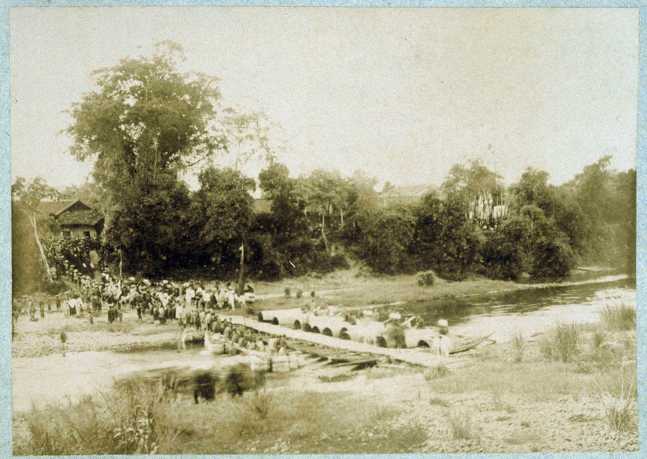 Entrée francouzské komise v Číně (otázka čínsko-annamské hranice) od Unknown photographer