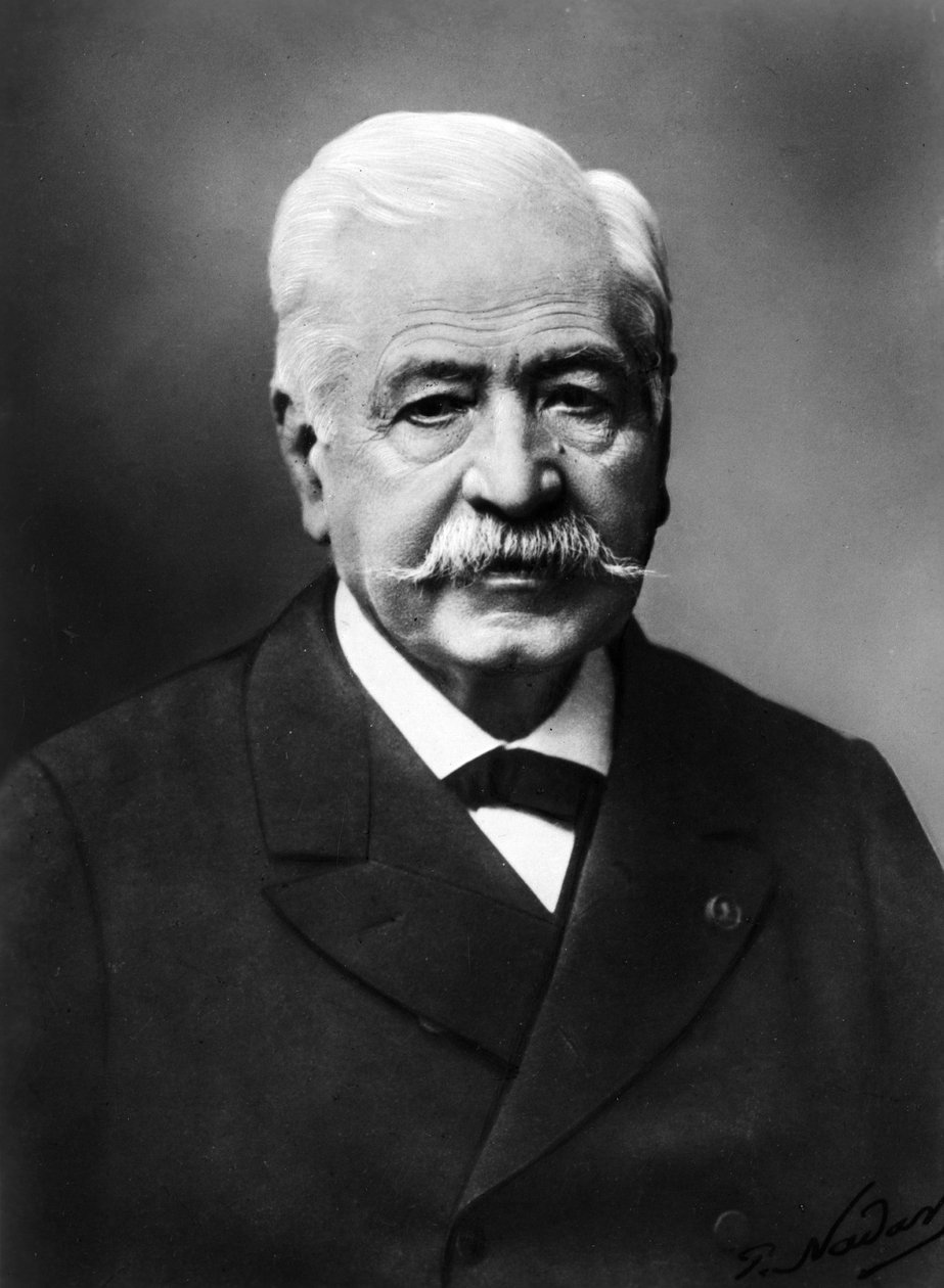 Ferdinand de Lesseps (1805-1894), francouzský diplomat a administrátor. od Unknown photographer